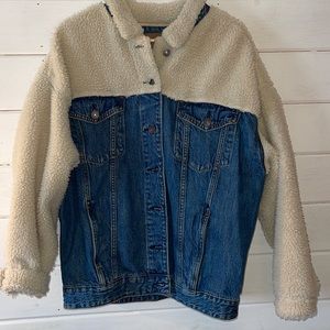 Sherpa Jean jacket